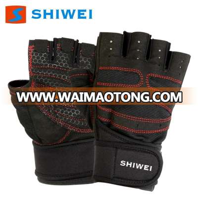 SHIWEI ODM OEM half Finger Cycling Gloves Slip mtb bike/bicycle racing breathable anti-skidding sports gloves