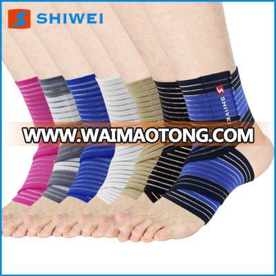 OEM & ODM wholesale sport protector nylon elastic ankle support brace foot sleeves